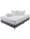 Combo Colchón Salvación (Firmeza Media) + Base Cama + Accesorios