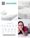 Combo Colchón Salvación (Firmeza Media) + Base Cama + Accesorios