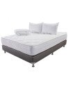 Combo Colchón Fortaleza (Firmeza Alta) + Base Cama + Accesorios