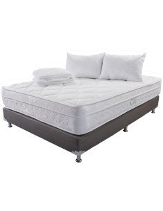 Combo Colchón Cielo (Firmeza Media) + Base Cama + Accesorios