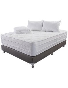 Combo Colchón Cielo (Firmeza Media) + Base Cama + Accesorios 2