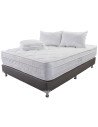 Combo Colchón Júbilo Especial (Firmeza Suave) + Base Cama + Accesorios