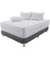 Combo Colchón Júbilo Especial (Firmeza Suave) + Base Cama + Accesorios