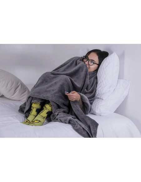 Combo: Cobija Térmica Ligera + 1 Almohada de Fibra Siliconada