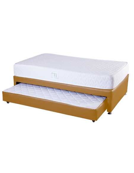 Cama Tarima Duplex Acolchada + Colchón Júbilo