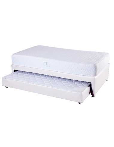 Cama Tarima Duplex Acolchada + Colchón Júbilo