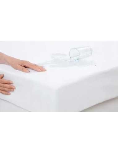 Protector de Colchón con Cubierta Plástica Impermeable
