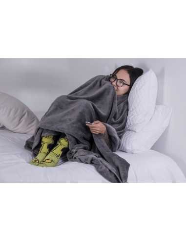 Combo: Cobija Térmica de Microfibra + 2 Almohadas de Fibra Siliconada