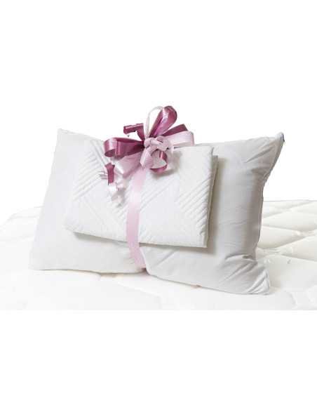 Combo: Almohada de Fibra Siliconada + Protector de Almohada Estándar