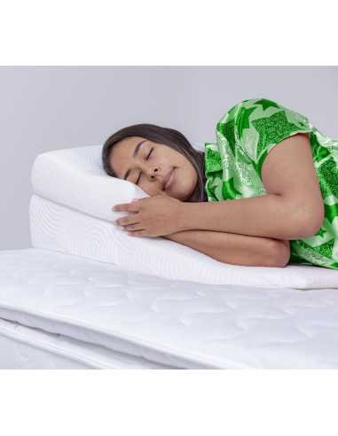 Combo: Cojín Anti Reflujo Ortopédico + Almohada de Memoria Ortopédica