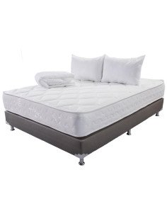 Combo Colchón Júbilo (Firmeza Media) + Base Cama + Accesorios